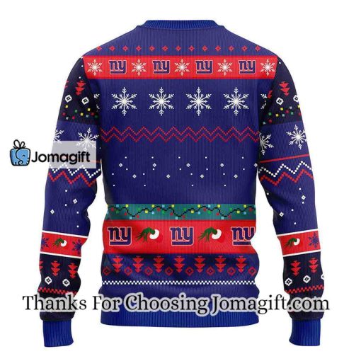 New York Giants 12 Grinch Xmas Day Christmas Ugly Sweater