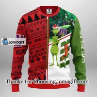 New York Giants Grinch Scooby Doo Christmas Ugly Sweater 3