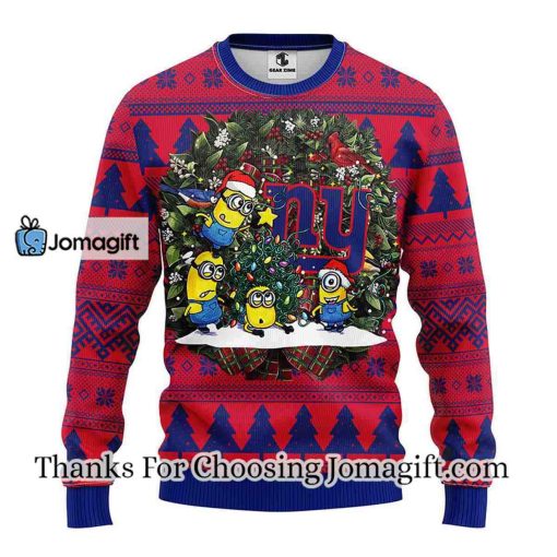 New York Giants Minion Christmas Ugly Sweater