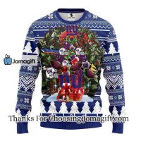 New York Giants Tree Ugly Christmas Fleece Sweater 3