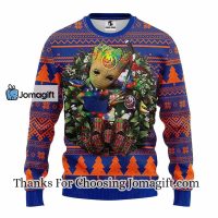 New York Islanders Groot Hug Christmas Ugly Sweater