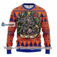 New York Islanders Tree Ball Christmas Ugly Sweater 3