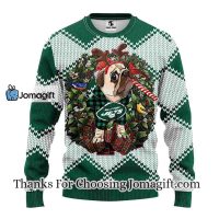 New York Jets Pub Dog Christmas Ugly Sweater 3