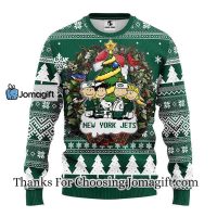 New York Jets Snoopy Dog Christmas Ugly Sweater 3