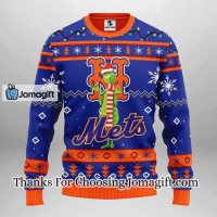 New York Mets Funny Grinch Christmas Ugly Sweater