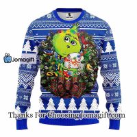 New York Mets Grinch Hug Christmas Ugly Sweater