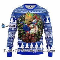 New York Mets Groot Hug Christmas Ugly Sweater 3