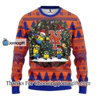 New York Mets Minion Christmas Ugly Sweater 3