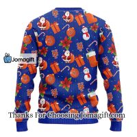 New York Mets Santa Claus Snowman Christmas Ugly Sweater 2