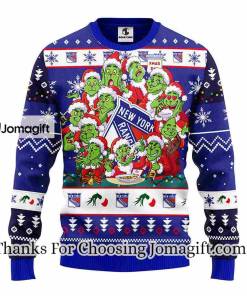 New York Rangers Tree Ball Christmas Ugly Sweater