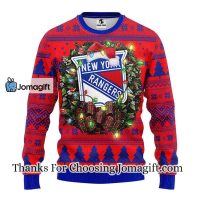 New York Rangers Christmas Ugly Sweater 3