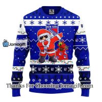 New York Rangers Dabbing Santa Claus Christmas Ugly Sweater 3