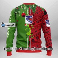 New York Rangers Grinch Scooby doo Christmas Ugly Sweater 2