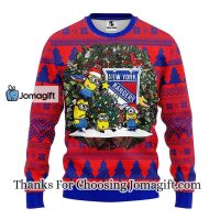 New York Rangers Minion Christmas Ugly Sweater 3