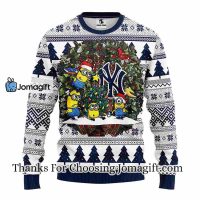 New York Yankees Minion Christmas Ugly Sweater 3