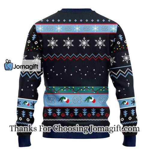 North Carolina Tar Heels 12 Grinch Xmas Day Christmas Ugly Sweater