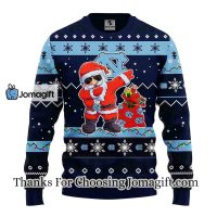 North Carolina Tar Heels Dabbing Santa Claus Christmas Ugly Sweater 3