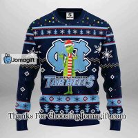 North Carolina Tar Heels Funny Grinch Christmas Ugly Sweater
