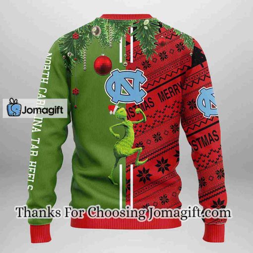 North Carolina Tar Heels Grinch & Scooby-doo Christmas Ugly Sweater