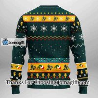 Oakland Athletics Grinch Christmas Ugly Sweater 2