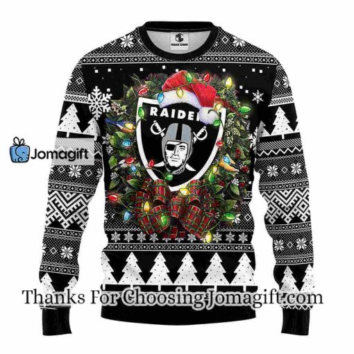 Las Vegas Raiders Christmas Ugly Sweater