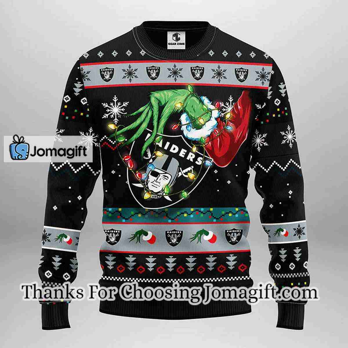oakland raiders ugly sweater