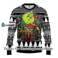 Oakland Raiders Grinch Hug Christmas Ugly Sweater 3
