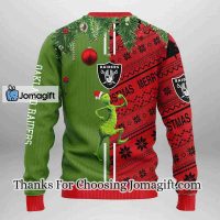 Oakland Raiders Grinch Scooby Doo Christmas Ugly Sweater 2