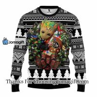 Las Vegas Raiders Groot Hug Christmas Ugly Sweater