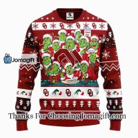 Oklahoma Sooners 12 Grinch Xmas Day Christmas Ugly Sweater
