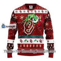 Oklahoma Sooners Grinch Christmas Ugly Sweater 3