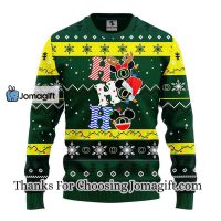 Oregon Ducks Hohoho Mickey Christmas Ugly Sweater 3