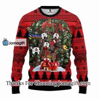 Ottawa Senators Tree Ugly Christmas Fleece Sweater
