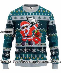 Philadelphia Eagles Christmas Santa Claus Hohoho Ugly Christmas Sweater -  YesItCustom