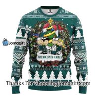 Philadelphia Eagles Snoopy Dog Christmas Ugly Sweater