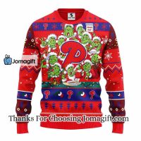 Philadelphia Phillies 12 Grinch Xmas Day Christmas Ugly Sweater 3