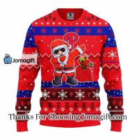 Philadelphia Phillies Dabbing Santa Claus Christmas Ugly Sweater 3