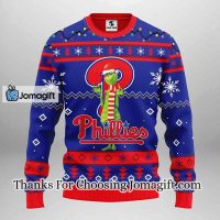 Philadelphia Phillies Funny Grinch Christmas Ugly Sweater