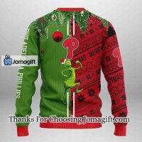 Philadelphia Phillies Grinch & Scooby-doo Christmas Ugly Sweater