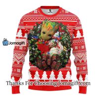 Philadelphia Phillies Groot Hug Christmas Ugly Sweater