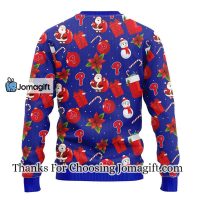 Philadelphia Phillies Santa Claus Snowman Christmas Ugly Sweater