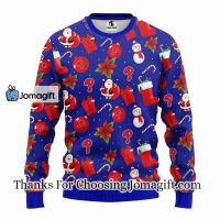 Philadelphia Phillies Santa Claus Snowman Christmas Ugly Sweater 3
