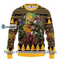 Pittsburgh Penguins Groot Hug Christmas Ugly Sweater 3