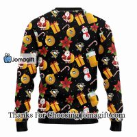 Pittsburgh Penguins Santa Claus Snowman Christmas Ugly Sweater 2