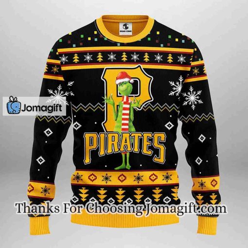Pittsburgh Pirates Funny Grinch Christmas Ugly Sweater