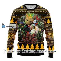 Pittsburgh Pirates Groot Hug Christmas Ugly Sweater 3