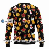 Pittsburgh Pirates Santa Claus Snowman Christmas Ugly Sweater 2