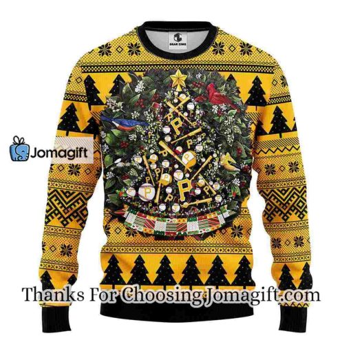 Pittsburgh Pirates Tree Ball Christmas Ugly Sweater