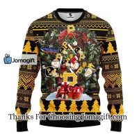 Pittsburgh Pirates Tree Ugly Christmas Fleece Sweater 3