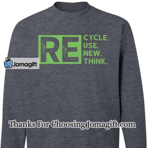 Recycle Reuse Renew Rethink Crisis Environmental Activism Sweater